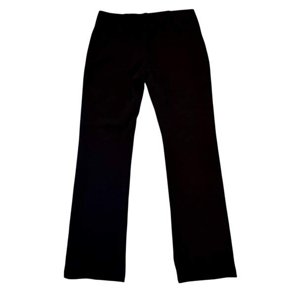 Eileen Fisher Washable Stretch Crepe Straight Leg Pants in Black -  Size 8 - Picture 5 of 11